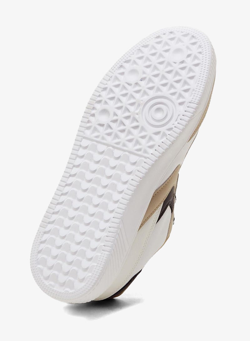 Campus Men's Multi-Tone Sneakers – Cloud-Cushioned, Breathable Mesh – White/Black/Beige - Image 5